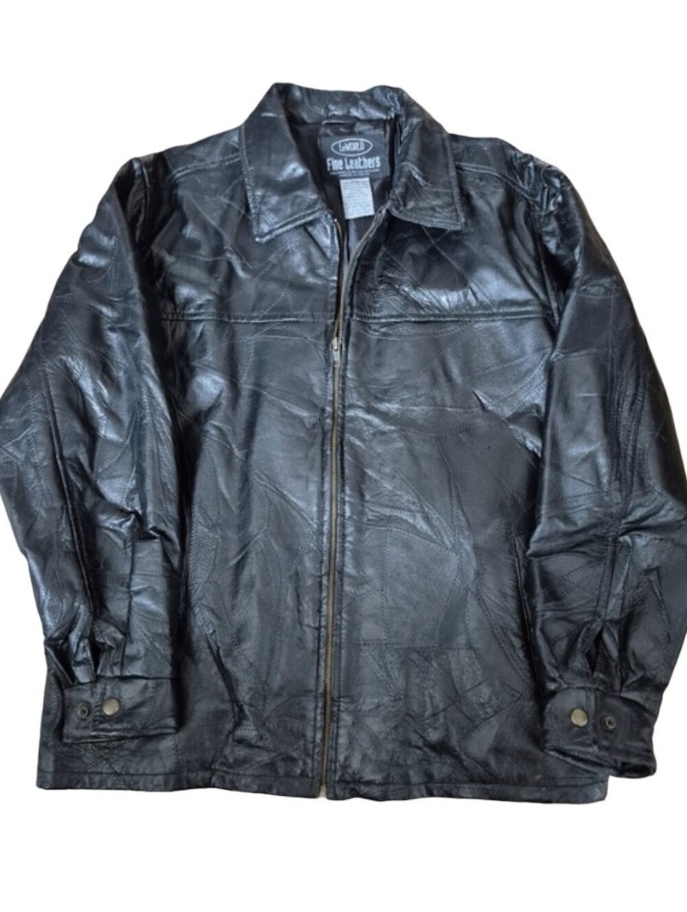 Vintage 90s LeWorld Fine Leathers Mens Size M
